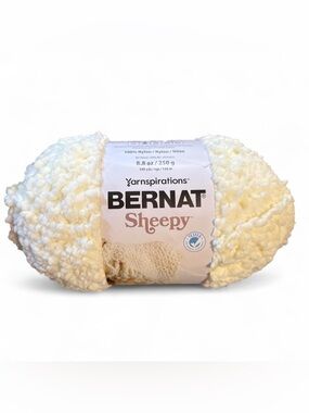 Bernat Sheepy Plush Yarn - Cotton Tail (off white)